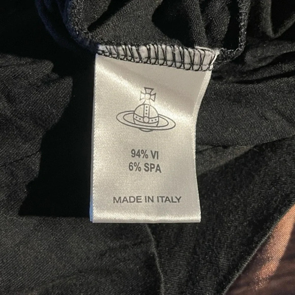 Vivienne Westwood Anglomania Draped and Ruched Long Sleeve Dress, Size XS - Picture 5 of 7